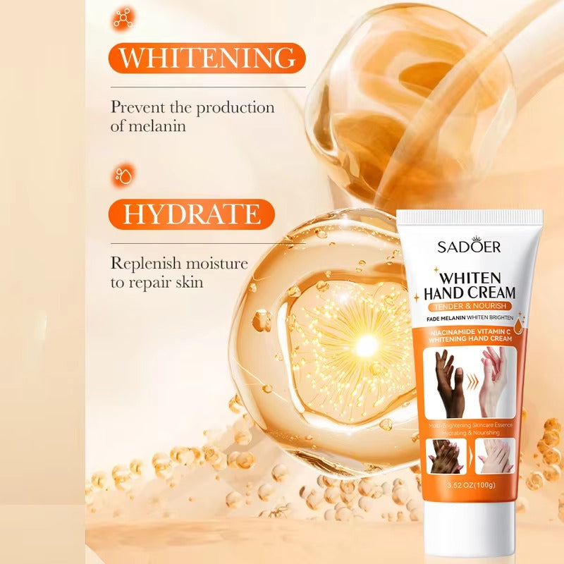 Sadoer Niacinamide Vitamin C  Whitening  Face Hand Cream 100G